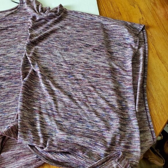 Knox Rose Short Sleeve Poncho Blouse - Picture 10 of 13